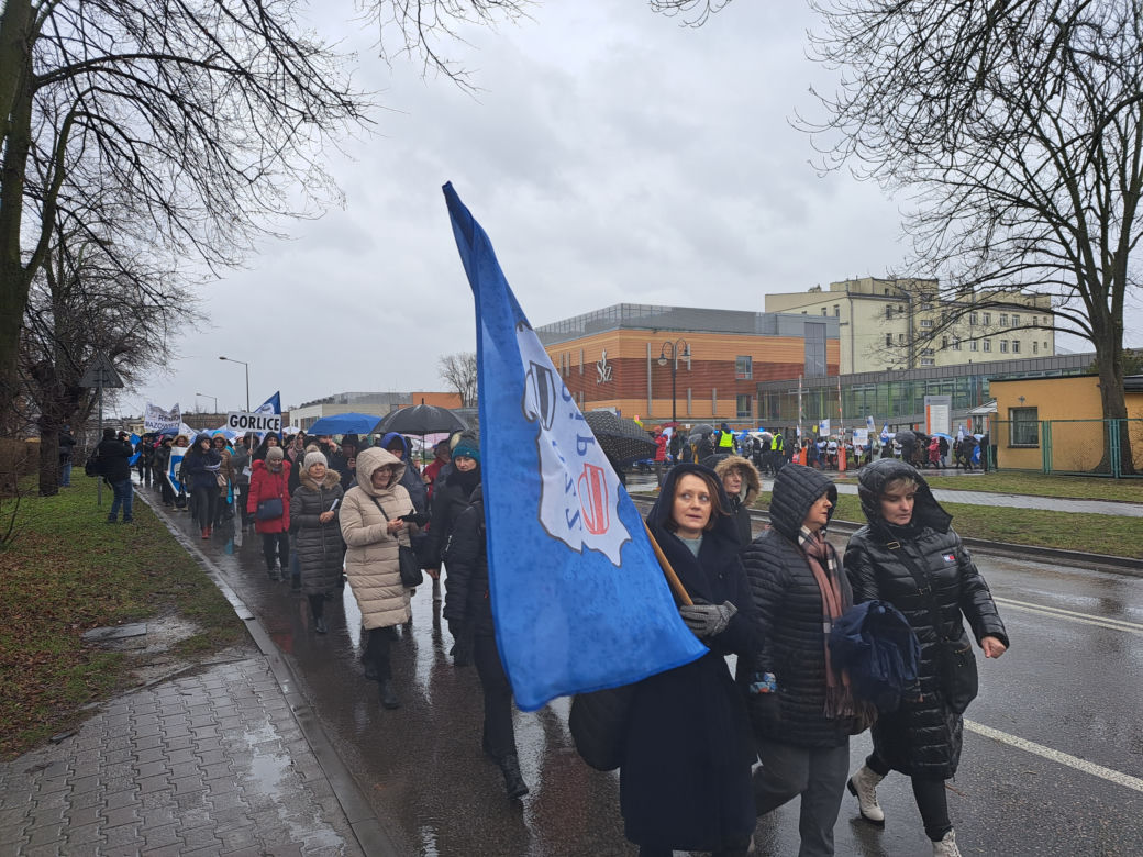 Protest pielęgniarek w Tarnowie