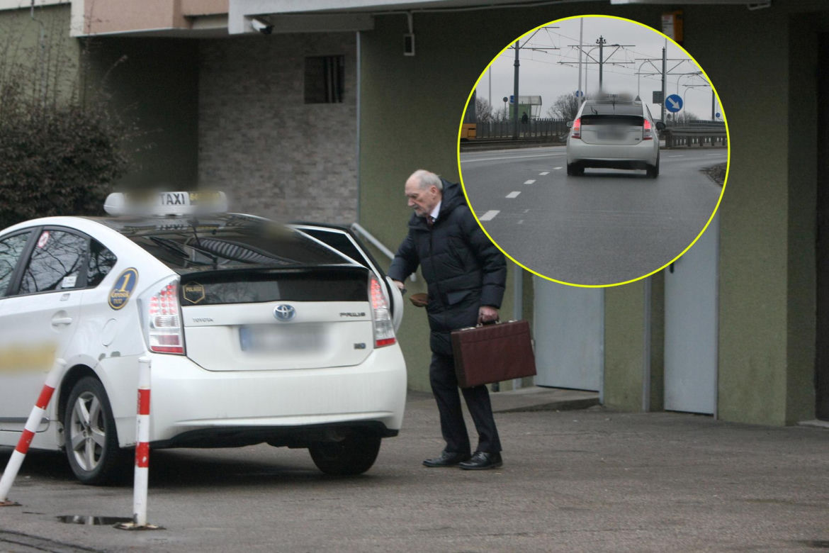 Macierewicz musi się wozić taksówką