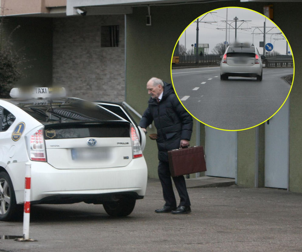 Macierewicz musi się wozić taksówką
