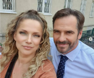 Przyjaciółki. Patrycja (Joanna Liszowska), Wiktor (Paweł Deląg)