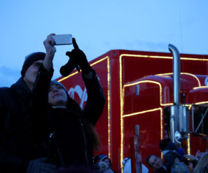 Ciężarówka Coca-Coli w Szczecinie
