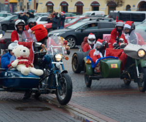 MotoMikołaje na ulicach Lublina! Odwiedzili dzieci w szpitalach