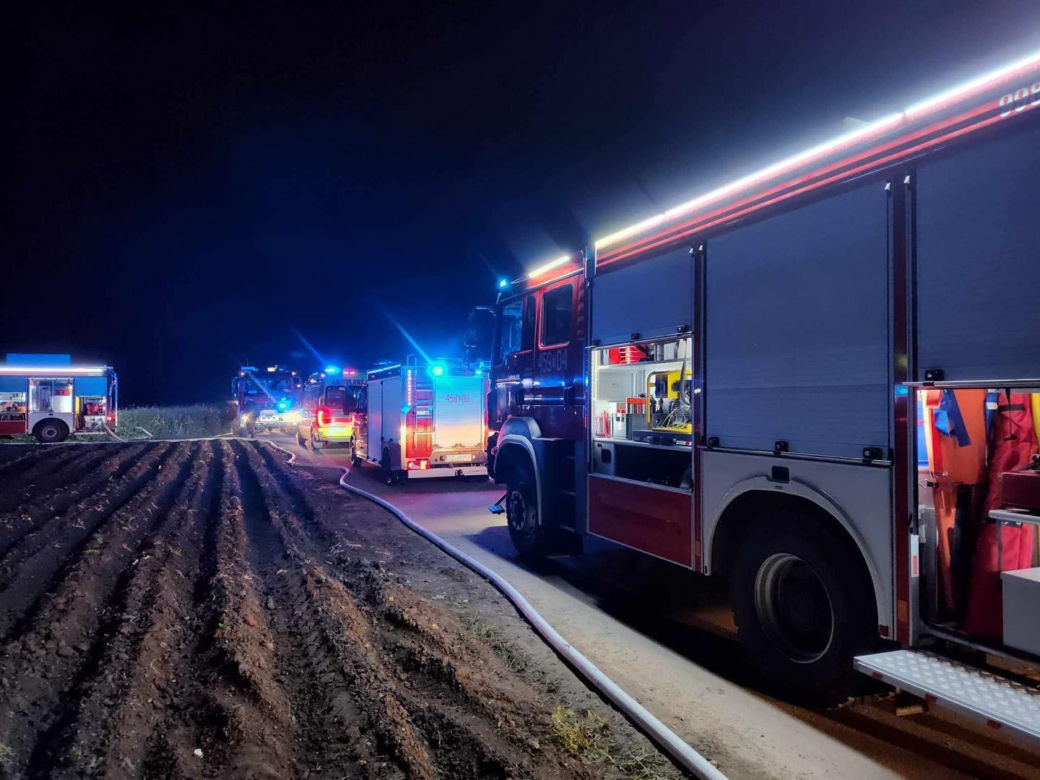 Tragiczny pożar pod Waśniowem