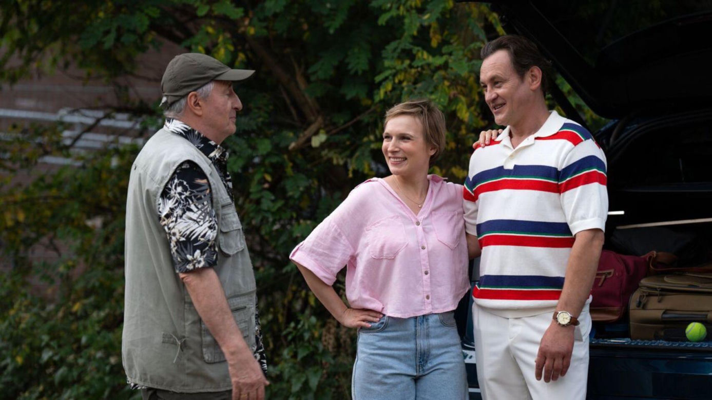 Barwy szczęścia odc. 3113. Robert Stefaniak (Paweł Ławrynowicz), Sonia (Weronika Nockowska),Krzysztof Jaworski (Jacek Kałucki)
