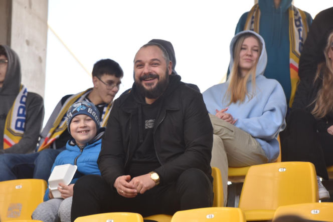 PRES Grupa Deweloperska Toruń - Stelmet Falubaz Zielona Góra, zdjęcia kibiców i zawodników ze sparingu na Motoarenie