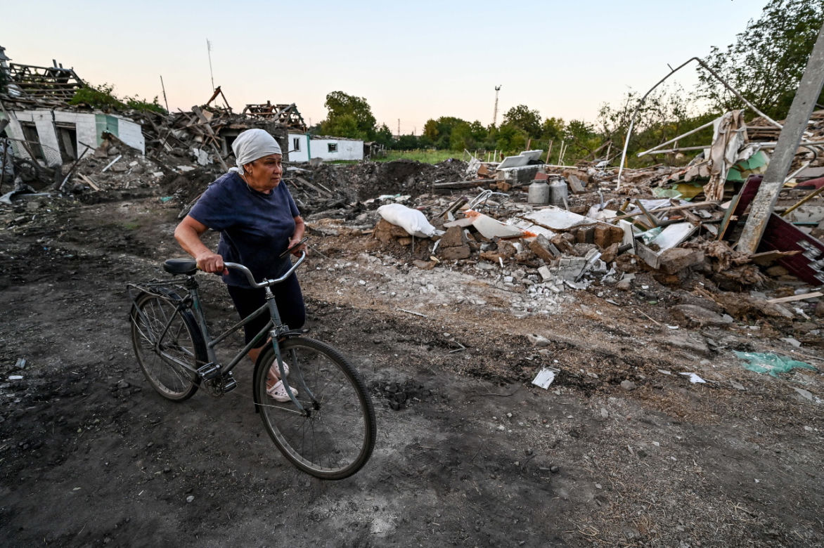 Ukraina. Atak na stację kolejową w Czaplinie