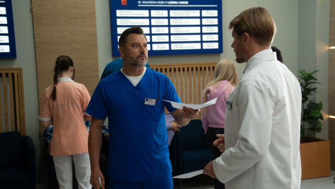 Na dobre i na złe odc. 976. Maks Beger (Tomasz Ciachorowski), Borys Jakubek (Marcin Zacharzewski)