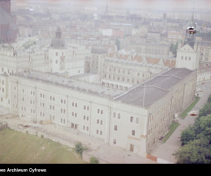 Szczecin z lotu ptaka w latach 80. XX wieku