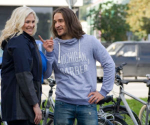 2XL odcinek 13. Agata (Elżbieta Romanowska), Robert Wielgosz (Piotr Stramowski)