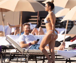 David Guetta i jego dziewczyna, modelka Jessica Ledon