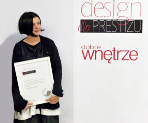 Anna Wojczyńska, pracownia Vis a Vis, z dyplomem dla marki Adelta