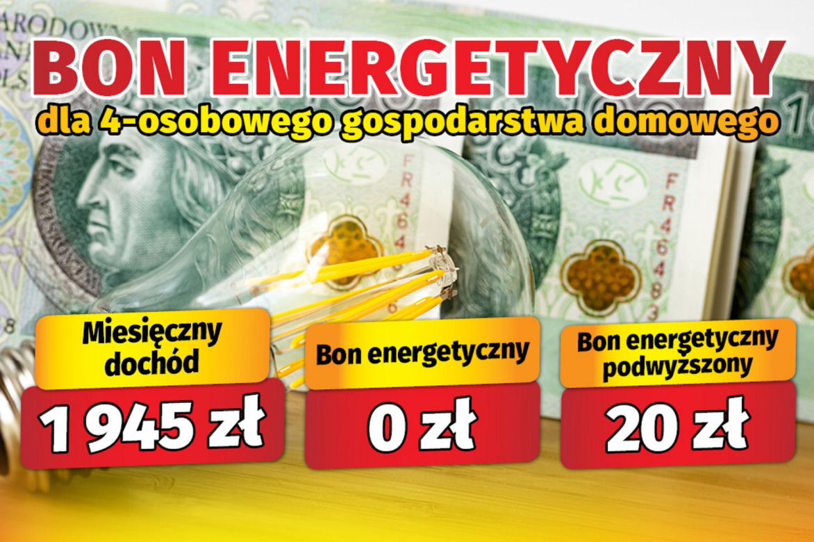 Bon energetyczny dla 4-osobowego gospodarstwa domowego