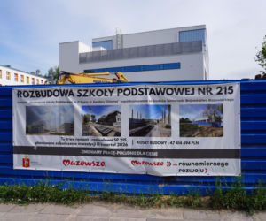 SP 215 na Pradze w remoncie