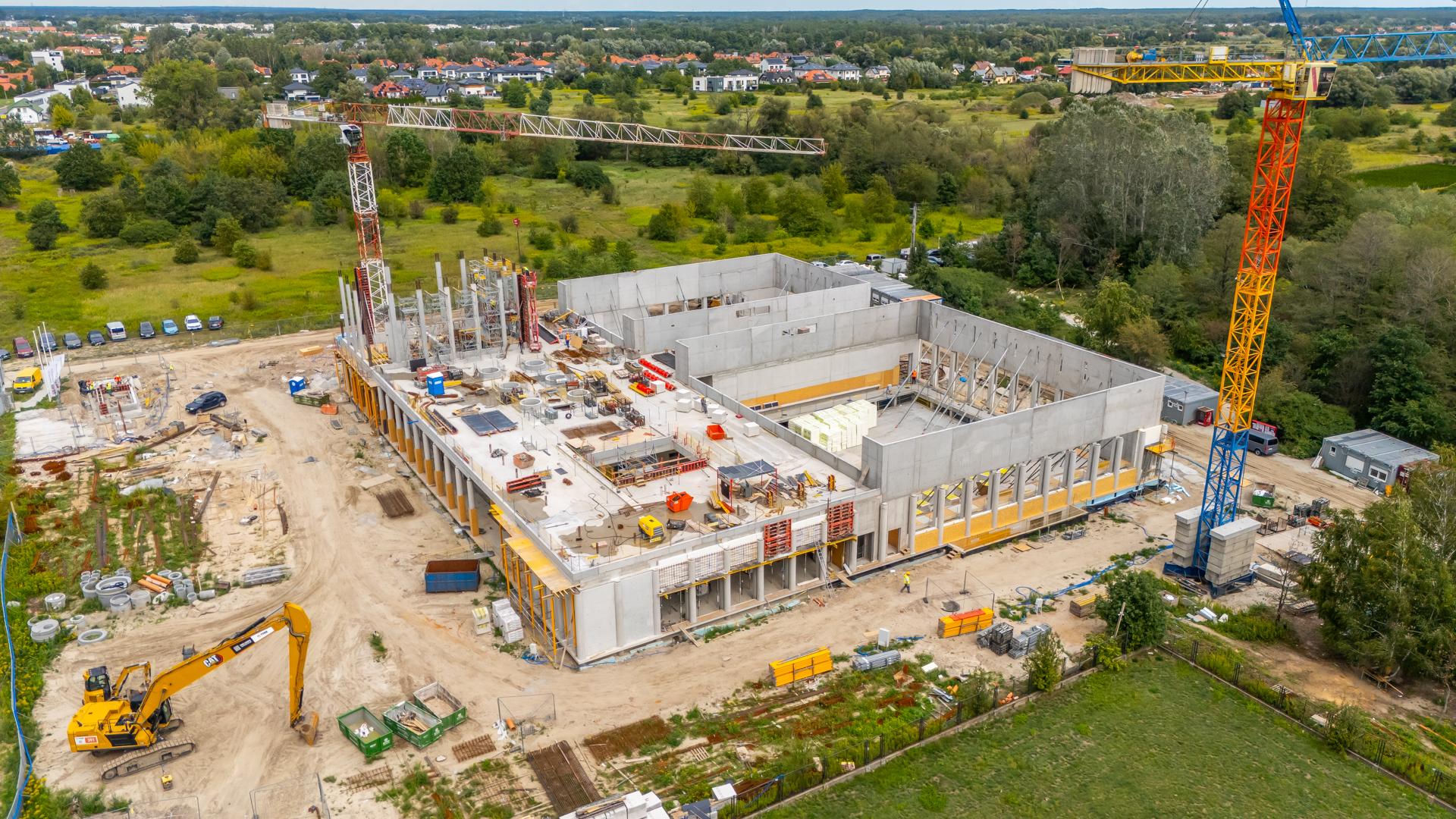 Budowa kompleksu basenowego na Białołęce