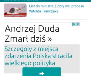 Uśmiercili nam prezydenta