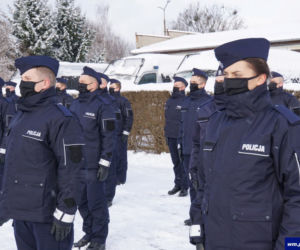Nowi policjanci na Warmii i Mazurach. Ślubowało aż 80 funkcjonariuszy [ZDJĘCIA]