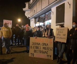 Protest kobiet w Przemyślu 