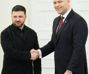 Prezydent Karol Nawrocki odebrał Order Orła Białego prezydentowi Ukrainy Wołodymyrowi Zełeńskiemu