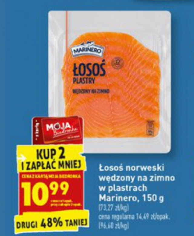 łosoś wędzony 10,99 zł