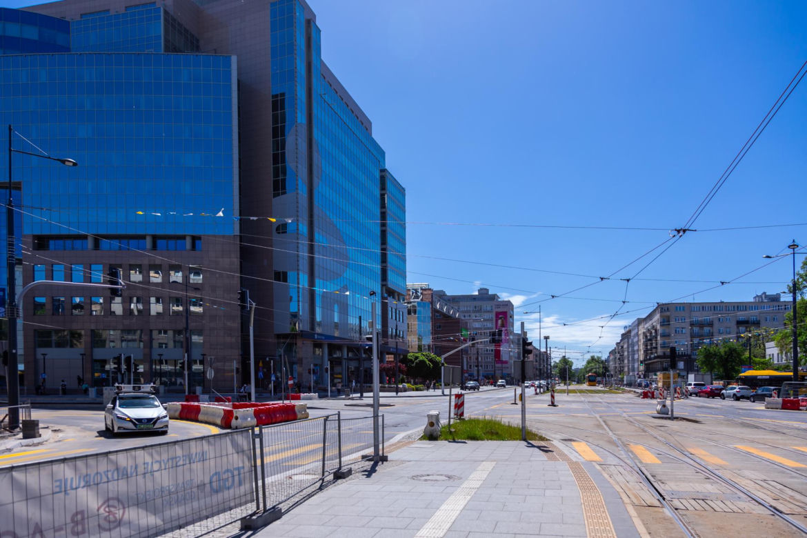 Tramwaj na Gagarina w Warszawie