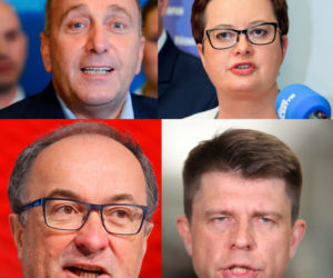 Grzegorz Schetyna, Katarzyna Lubnauer, Włodzimierz Czarzasty, Ryszard Petru 