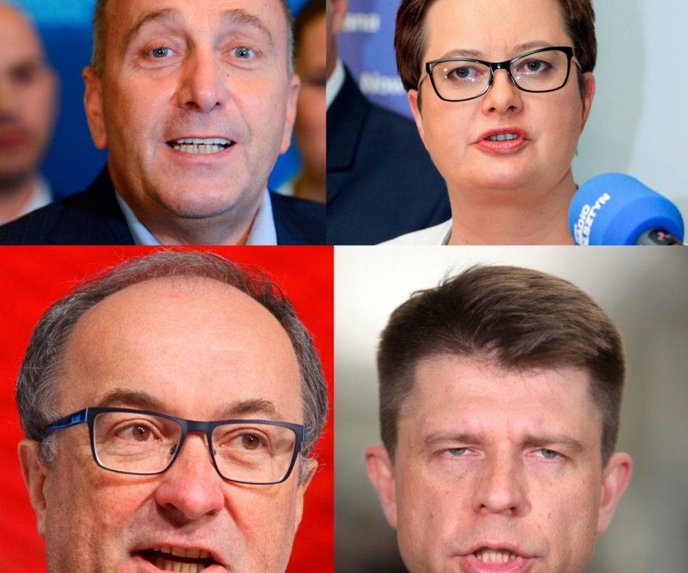 Grzegorz Schetyna, Katarzyna Lubnauer, Włodzimierz Czarzasty, Ryszard Petru 