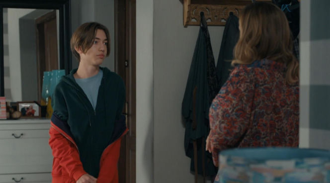 Barwy szczęścia odc. 3350. Asia (Anna Gzyra), Emil (Artem Malashchuk)