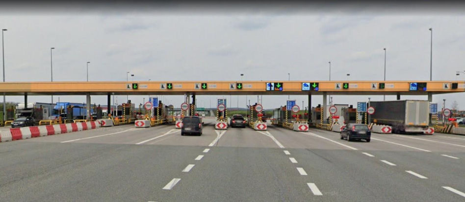 Autostrada A1, bramki w Rusocinie pod Gdańskiem