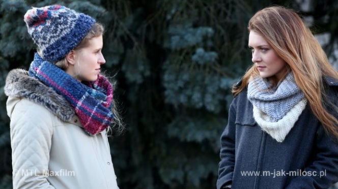 M jak miłość odc. 1145. Ula (Iga Krefft) Natalka (Marcjanna Lelek)