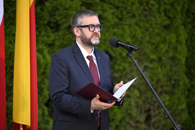Uroczystości ku czci ofiar Rzezi Woli na Cmentarzu Powstańców Warszawy