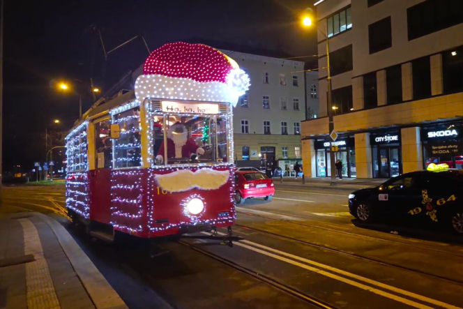 Świąteczne tramwaje w Szczecinie