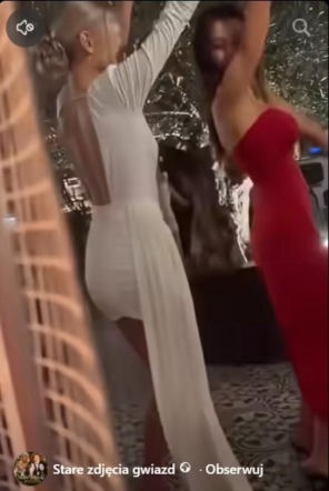Bianka Chajzer na weselu