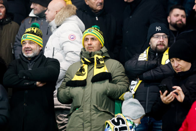 GKS Katowice - Pogoń Szczecin, zdjęcia kibiców i zawodników z meczu 17. kolejki PKO BP Ekstraklasy