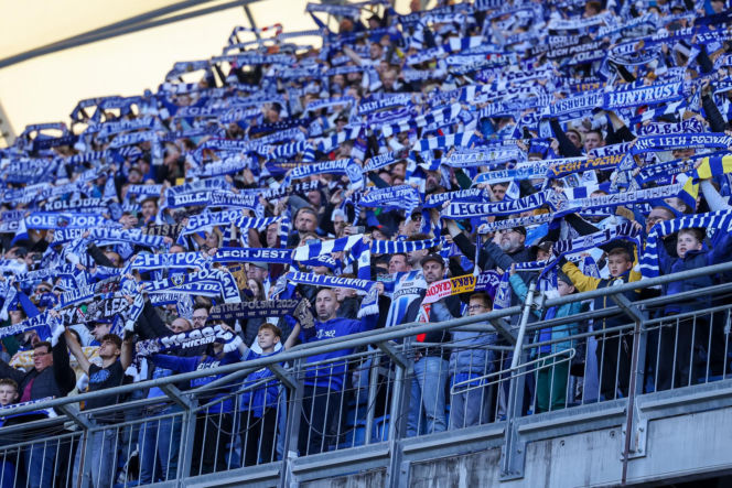 Lech Poznań - Legia Warszawa: Zdjęcia kibiców i zawodników z meczu 30. kolejki PKO BP Ekstraklasy