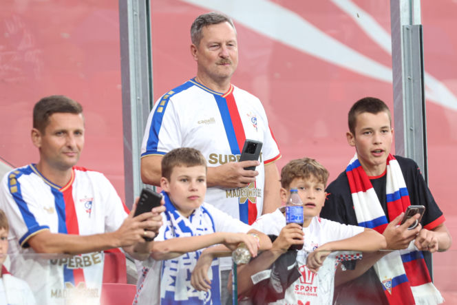 Górnik Zabrze - AS Monaco: Zdjęcia kibiców i zawodników z meczu eliminacji Ligi Konferencji