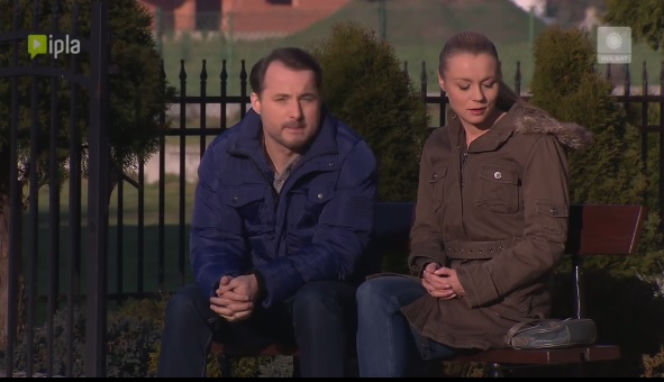 Pierwsza miłość odc. 2239. Emilka (Anna Ilczuk), Bartek (Rafał Kwietniewski)
