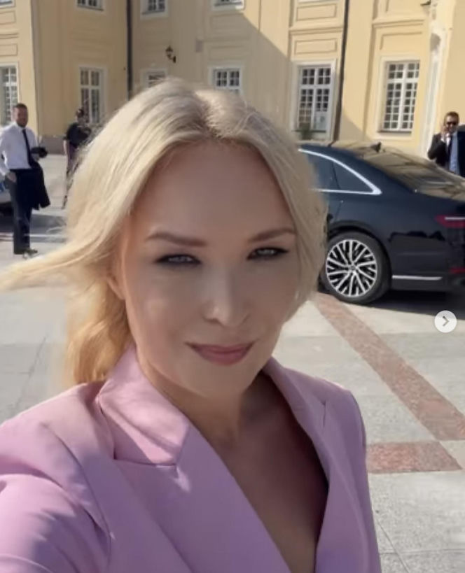 Ranczo. Zosia (Marta Dąbrowska) na planie