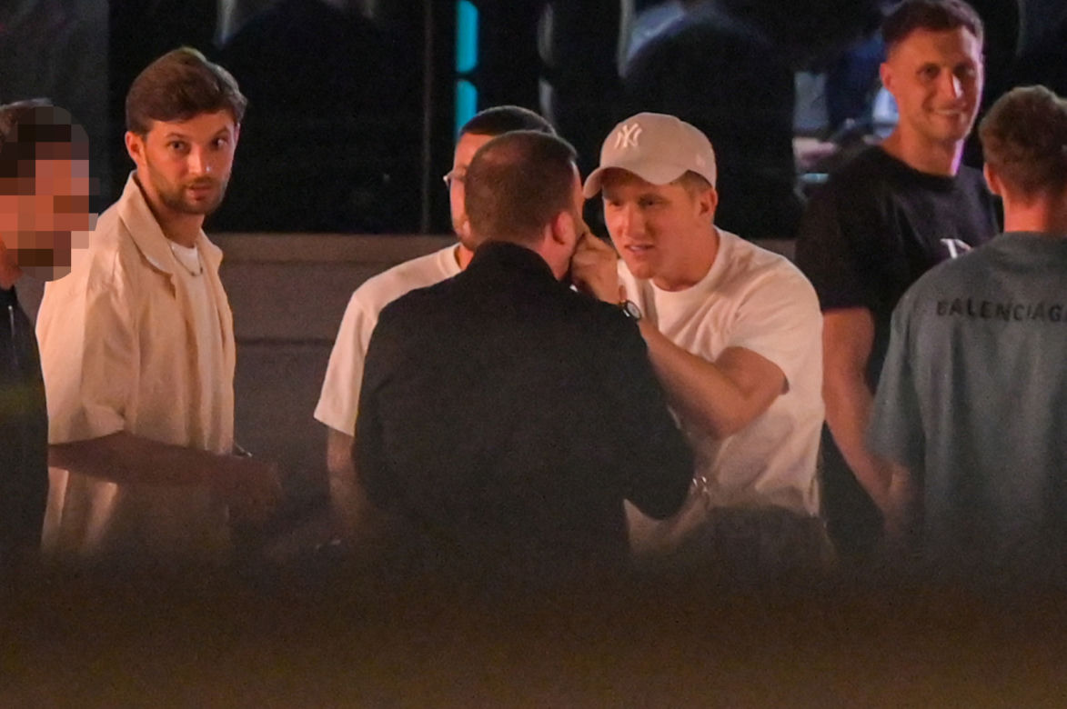 Robert Lewandowski i koledzy z reprezentacji świętowali wygraną z Niemcami na mieście