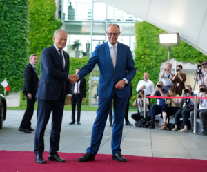 Donald Tusk, wizyta w Niemczech