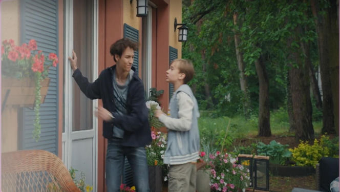 M jak miłość odc. 1893. Misiek (Aleksander Bożyk), Grzesiek (Borys Wiciński)