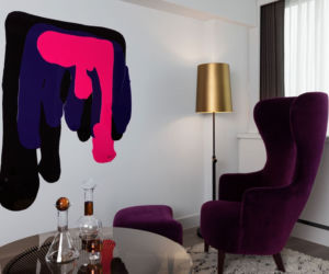 Wnętrze hotelu Mondrian w Londynie