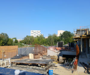 Budowa inwestycji Ale! KEN przy metrze Imielin w Warszawie