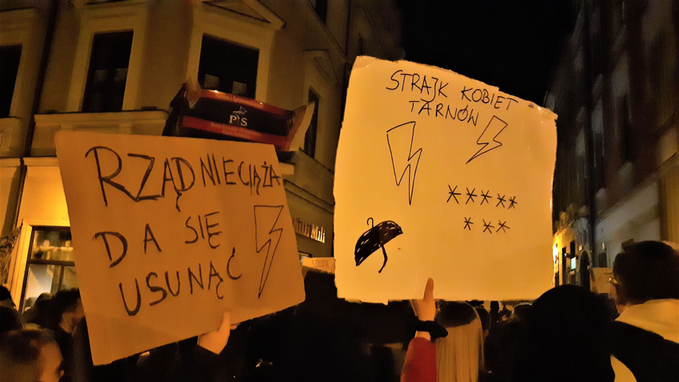 W Tarnowie protesty przybierają na sile