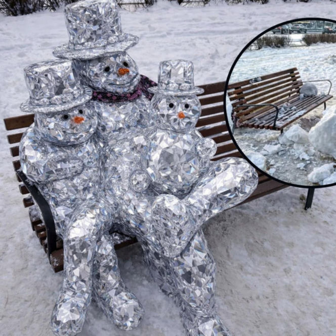 "Jakiś bałwan" zniszczył mokotowskie bałwanki. Teraz mieszkańcy domagają się pomnika!