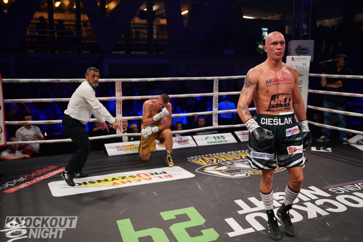 Michał Cieślak wygrał na Knockout Boxing Night 24