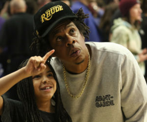 Jay-Z i Blue Ivy Carter, córka Beyonce