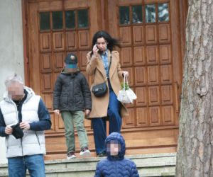 Marta Kaczyńska ze święconką