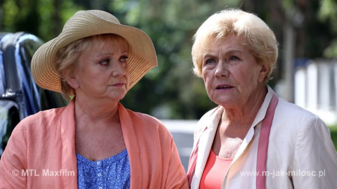 M jak miłość. Zośka Kisielowa (Małgorzata Różniatowska), Barbara Mostowiak (Teresa Lipowska)