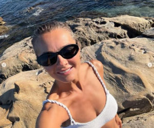 Małgorzata Socha gra nogami