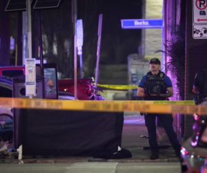 Zamach w USA! Mordował z napisem własność Allaha na piersiach